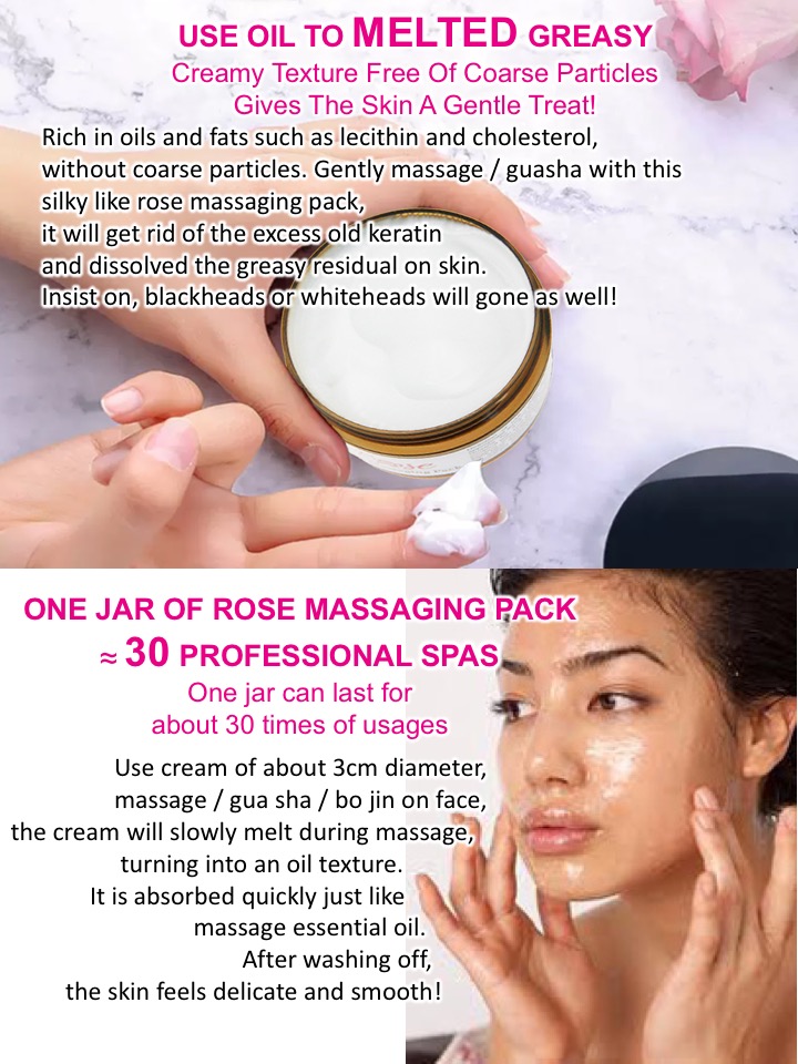 Rose Facial Massaging Pack
